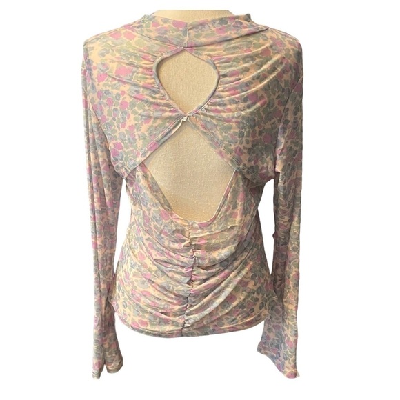 NWT Anthropologie mesh turtleneck size L - Picture 5 of 10